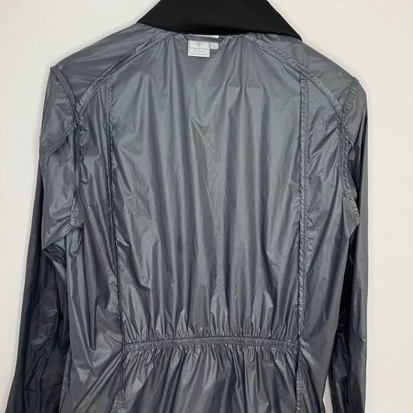 Windbreaker – Charcoal Gray with Pink Trim - Picture 12 of 15